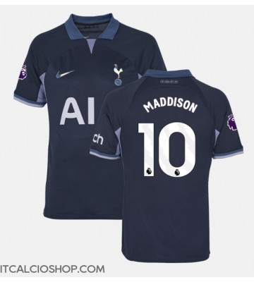 Tottenham Hotspur James Maddison #10 Seconda Maglia 2023-24 Manica Corta